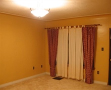 Rental Property: Living room before renovations