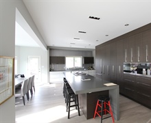 Sherwood Park project: the kitchen after we did the renovation.